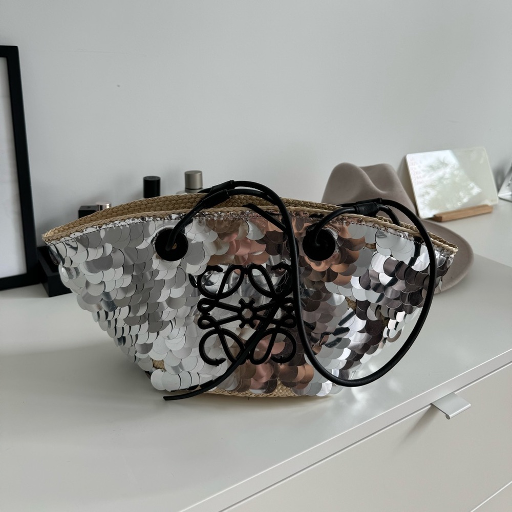 Loewe x Paula’s Ibiza Sequin Basket Tote